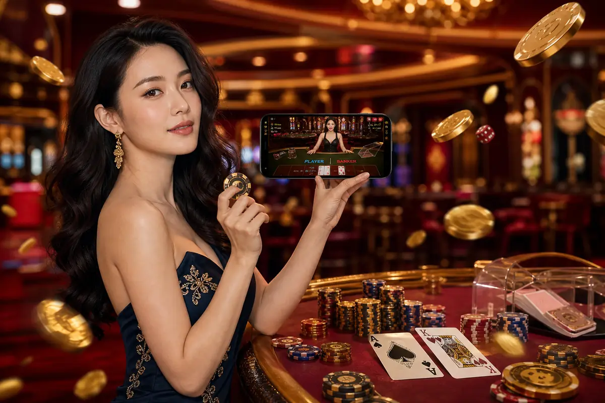 kfc2u Casino meja baccarat dealer langsung